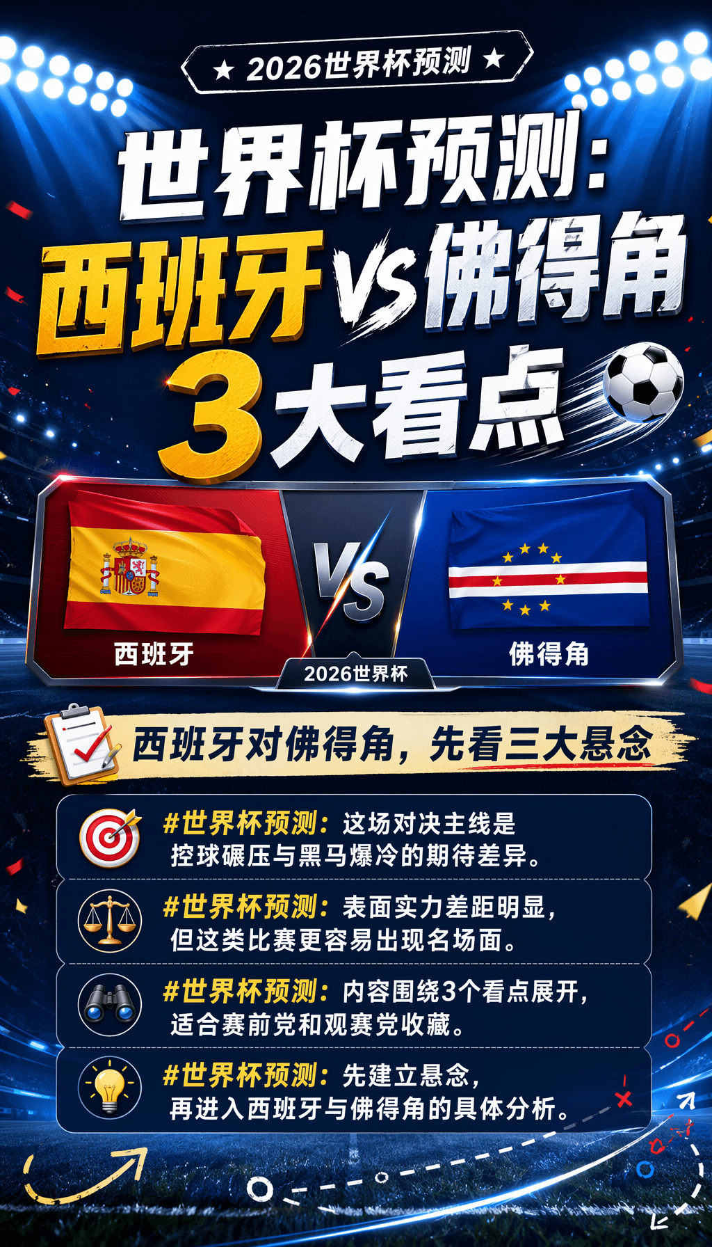 世界杯3大看点